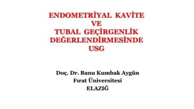 Endometriyal Kavite Ve Tubal Geçirgenlik Değerlendirmesinde USG, Ultrasonografi Kongresi, Ağustos 2012, Antalya